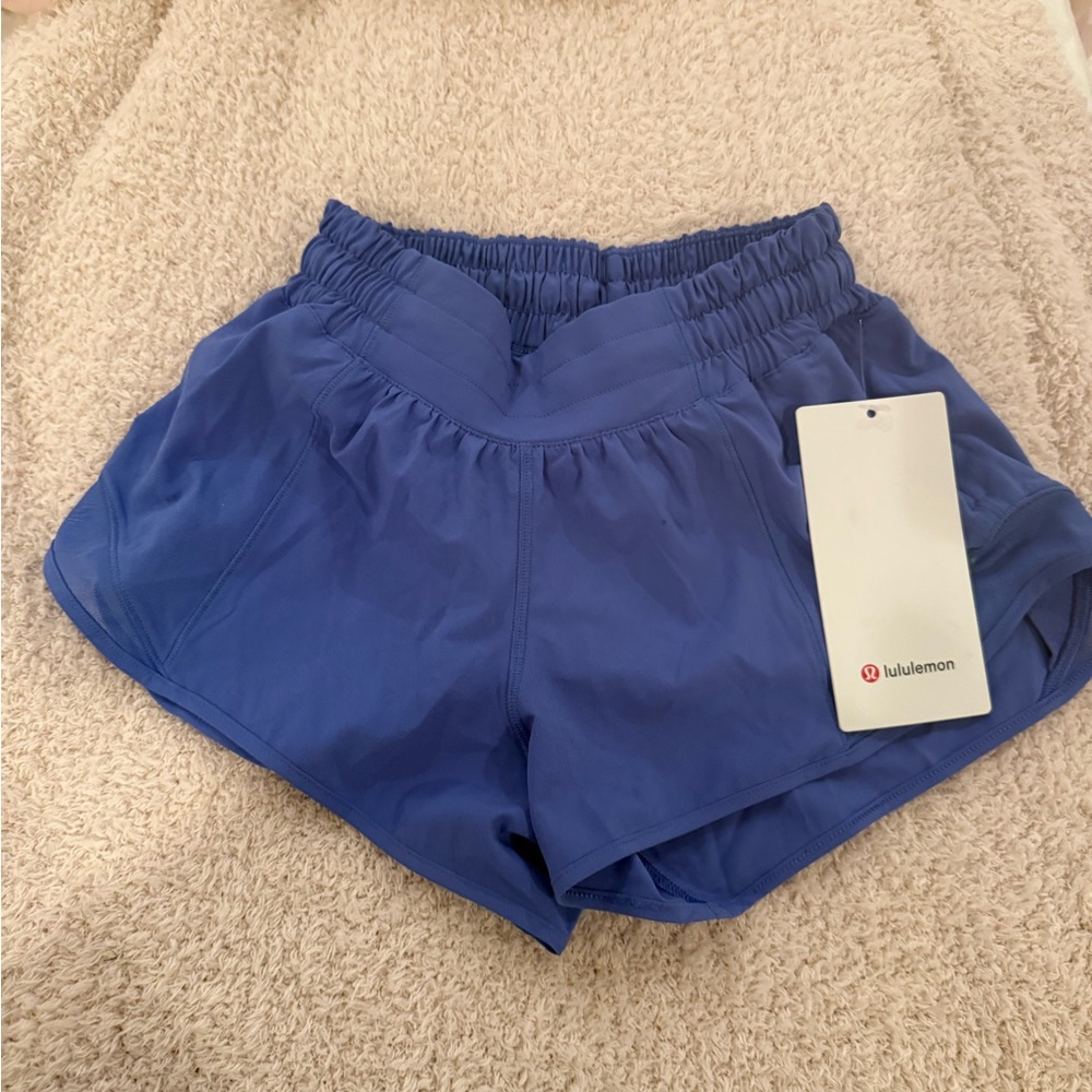 Lululemon Hotty Hot Shorts Blue NWT